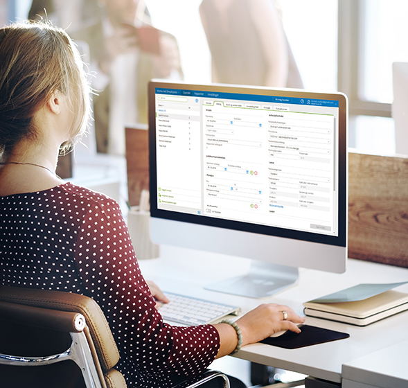 lønnskonsulent med skybasert lønnssystem
